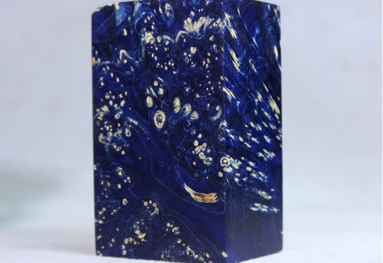 Stabilized Maple Burl Wood Mod Block